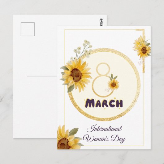 2025祝年女子はがき ポストカード (正面/裏面)