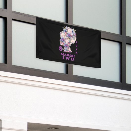 2025祝年女子デー 横断幕 (ビルの外側)