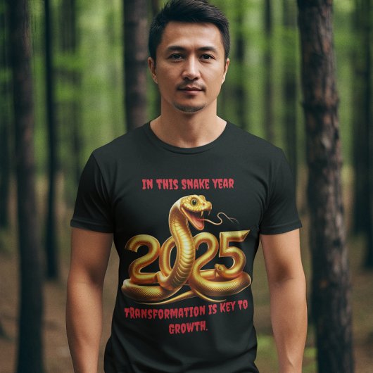 2025祝年鮮やかのヘビの年 Tシャツ