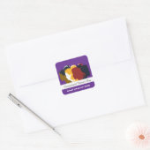 2025祝年3月8日の女子デー スクエアシール (封筒)