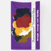 2025祝年3月8日の女子デー 横断幕 (縦)