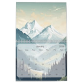 2025穏やかなシーン カレンダー (1月 2026)