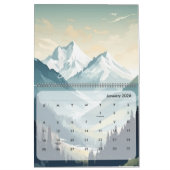 2025穏やかなシーン カレンダー (1月 2026)