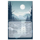 2025穏やかなシーン カレンダー (2月 2026)