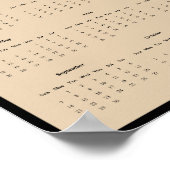 2025穴掘りフクロウウォールカレンダーポスター ポスター (角)