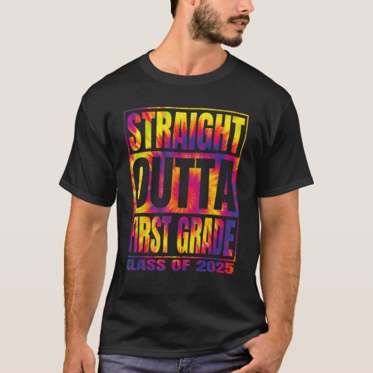 2025絞り染めGのストレートoutta初等級 Tシャツ (正面)