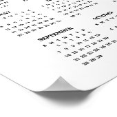 2025緋色タナガーカップルのポスターカレンダー ポスター (角)