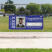 2025編集可能な卒業バナー（名前と学校） 横断幕 (インサイチュ)