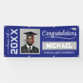 2025編集可能な卒業バナー（名前と学校） 横断幕 (横)