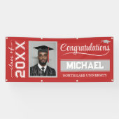 2025編集可能な卒業バナー（名前と学校） 横断幕 (横)