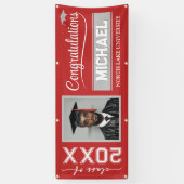 2025編集可能な卒業バナー（名前と学校） 横断幕 (縦)