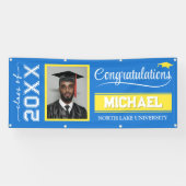 2025編集可能な卒業バナー（名前と学校） 横断幕 (横)