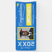 2025編集可能な卒業バナー（名前と学校） 横断幕 (縦)
