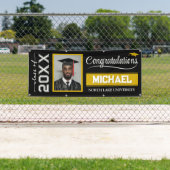 2025編集可能な卒業バナー（名前と学校） 横断幕 (インサイチュ)