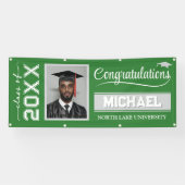 2025編集可能な卒業バナー（名前と学校） 横断幕 (横)