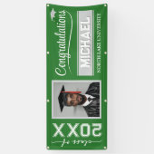 2025編集可能な卒業バナー（名前と学校） 横断幕 (縦)