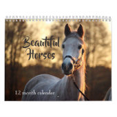 2025美しい馬 カレンダー (カバー)
