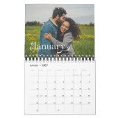 2025自分の家族の写真をカスタム作成するモダン カレンダー (1月 2027)