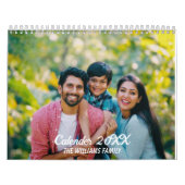 2025自分の家族の写真カスタムカレンダーを作成する カレンダー (カバー)