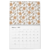 2025自然カレンダー カレンダー (2月 2027)