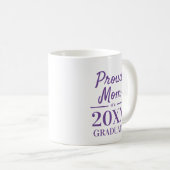2025誇りを持った年のタイポグラフィの母エレガント コーヒーマグカップ (正面右)