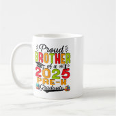 2025誇りを持った年の兄Pre-K大学院父の日 コーヒーマグカップ (左)