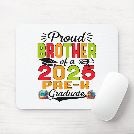 2025誇りを持った年の兄Pre-K大学院父の日 マウスパッド (マウス)