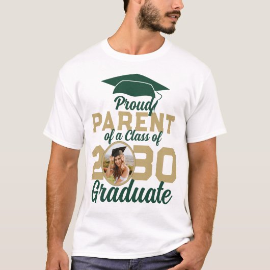 2025誇りを持った年パーソナライズされたの卒業生クラス Tシャツ (正面)