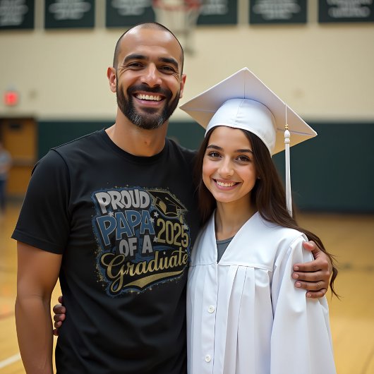 2025誇りを持った年卒業のパパ Tシャツ
