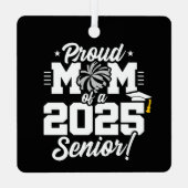 2025誇りを持った年応援シニアチアリーダー メタルオーナメント (裏面)