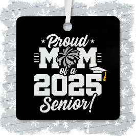 2025誇りを持った年応援シニアチアリーダー メタルオーナメント