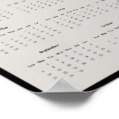 2025赤い背負い鷹の壁カレンダーポスター ポスター (角)