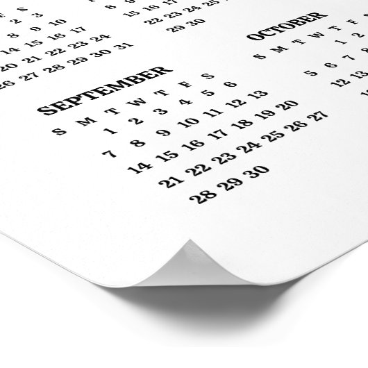 2025赤い（鳥）ショウジョウコウカンチョウのポスターカレンダー ポスター (角)