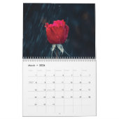 2025赤バラ暦 カレンダー (3月 2026)