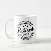 2025退職した年の正式な問題はもう私の問題ではない コーヒーマグカップ (左)