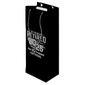 2025退職した年の正式な問題はもう私の問題ではない ワインギフトバッグ (裏面アングル)