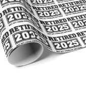 2025退職した年はもう問題ではない ラッピングペーパー (ロールコーナー)