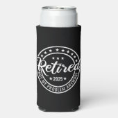 2025退職した年はもう私の問題ではない退職 スリム缶クーラー (Seltzer裏面)