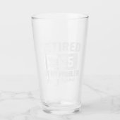 2025退職した年はもう私の問題ではない退職 タンブラーグラス (正面)