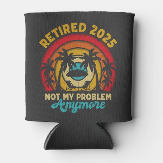 2025退職した年はもう私の問題ではない退職 缶クーラー (正面)