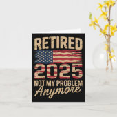 2025退職した年はアメリカ国旗Rで問題になった カード (黄色い花)