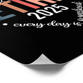 2025退職した年ハートシャツ ポスター (角)