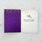 2025金ゴールド卒業ローレルリースオンパープル カード (内部)