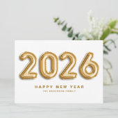 2025金箔マイラー風船ハッピーニューイヤー シーズンカード (スタンド正面)