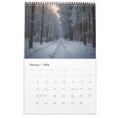 2025風景壁 カレンダー (2月 2026)