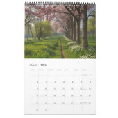 2025風景壁 カレンダー (3月 2026)