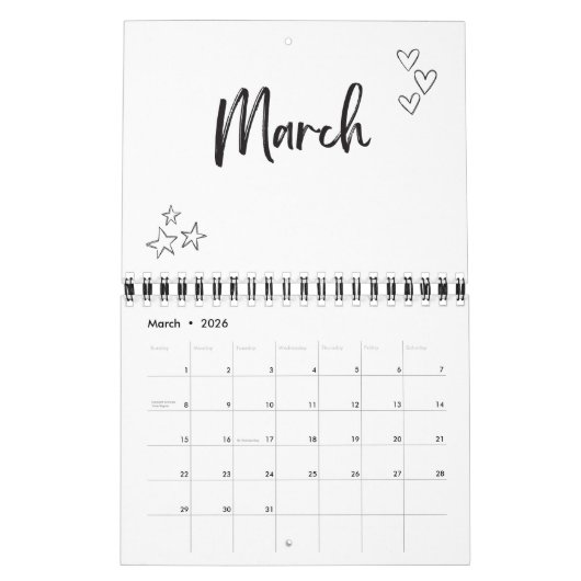 2025風景壁 カレンダー (3月 2026)