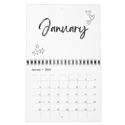 2025風景壁 カレンダー (1月 2026)