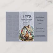 2025鶏卵農家名刺 名刺 (正面)