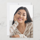 2025黒金ゴールド瑪瑙フォトダーク卒業 招待状 (裏面)